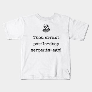 Sarcastic Shakespeare Kids T-Shirt